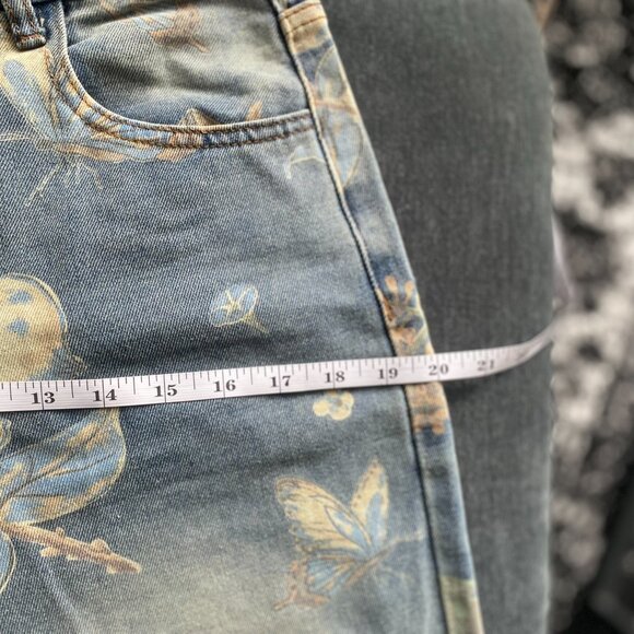 Aelfric Eden Floral Baggy Jeans, Size 27 - Picture 7 of 11